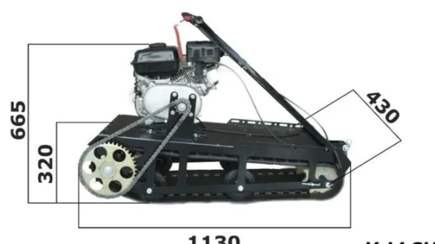 Мотобуксировщик XTREME-MOTORS "Конек-Горбунок" 6.5 л.с. в Махачкале