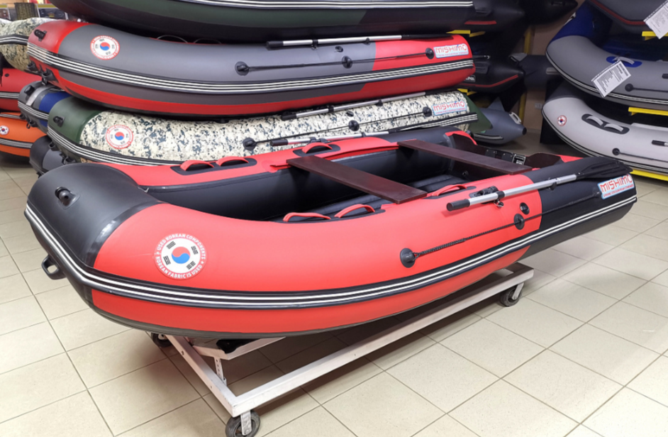 КОМПЛЕКТ Лодка MISHIMO PRO 350 + ЛОДОЧНЫЙ МОТОР MARLIN MP 9.9 (20) AMHS PRO в Махачкале