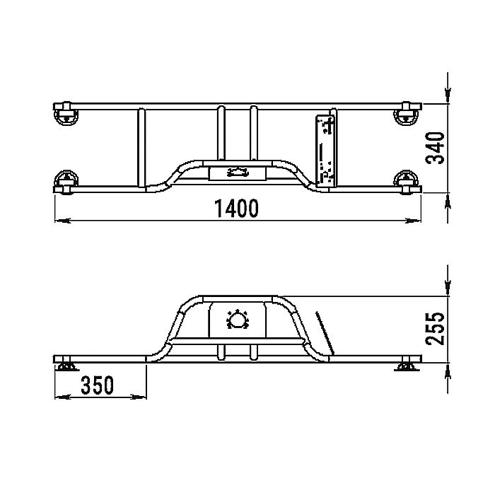 Стойка рулевая с бортовым креплением малая в Махачкале