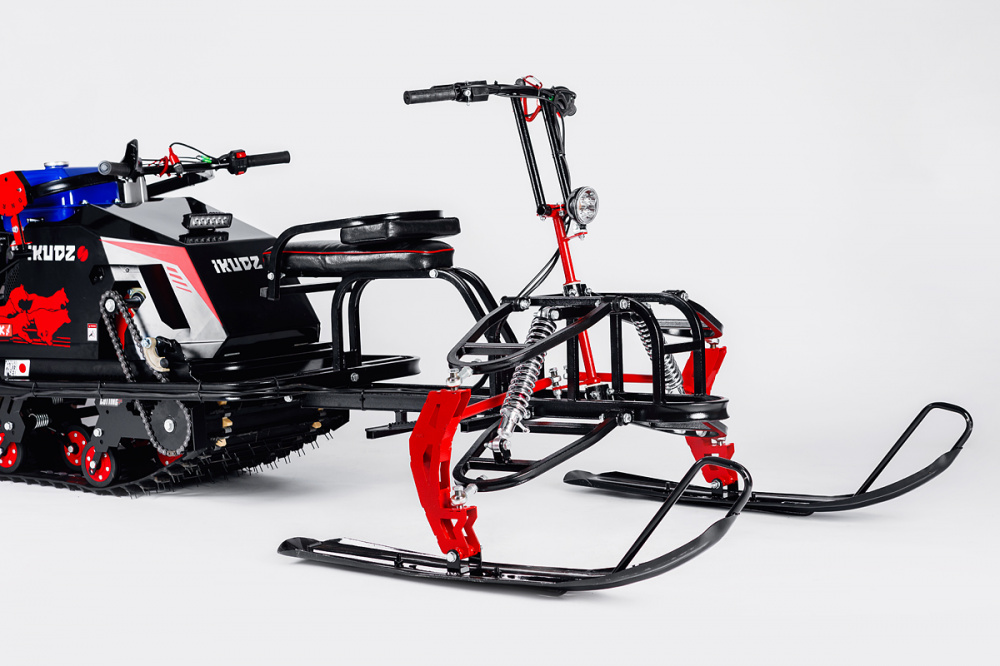 Лыжный модуль IKUDZO с подогревом ручек металлические лыжи в Махачкале