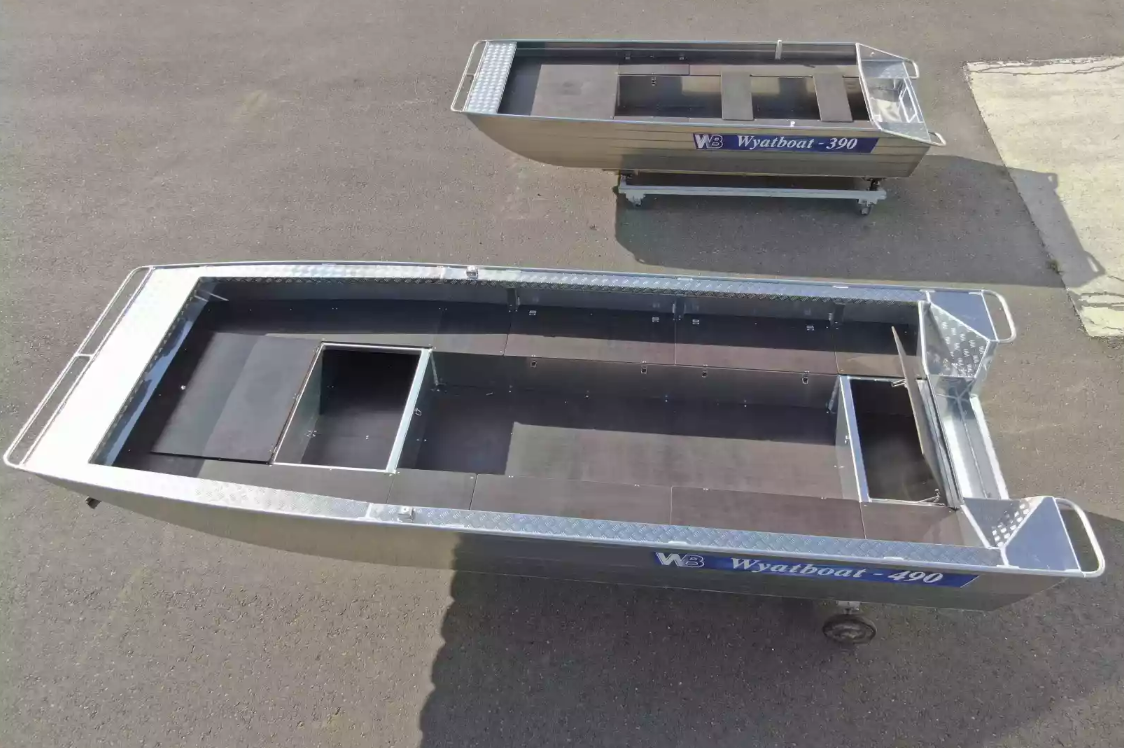 Алюминиевая лодка Wyatboat-490 Jonboat в Махачкале