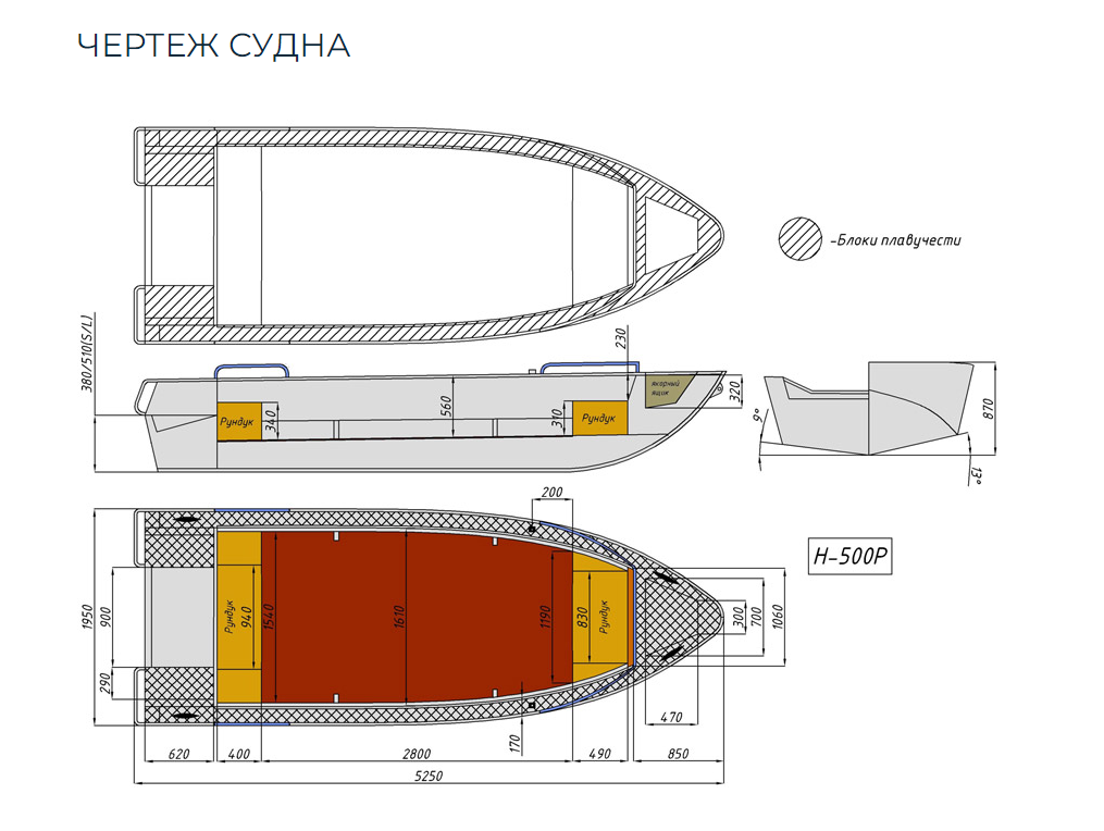 Алюминиевая лодка Неман-500 P в Махачкале