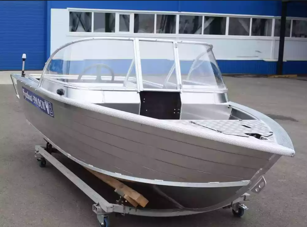 Алюминиевая лодка Wyatboat-390 DCM Увеличенный борт в Махачкале