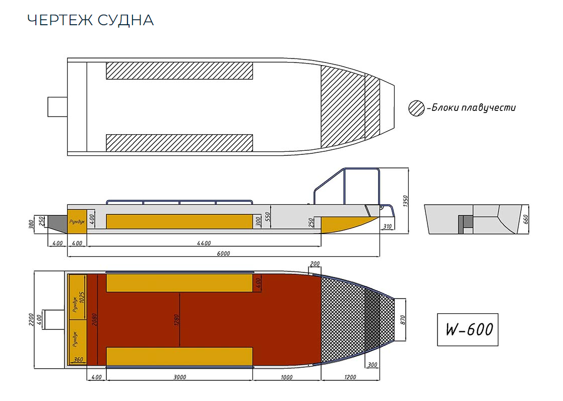Алюминиевая лодка Wyatboat-600 в Махачкале