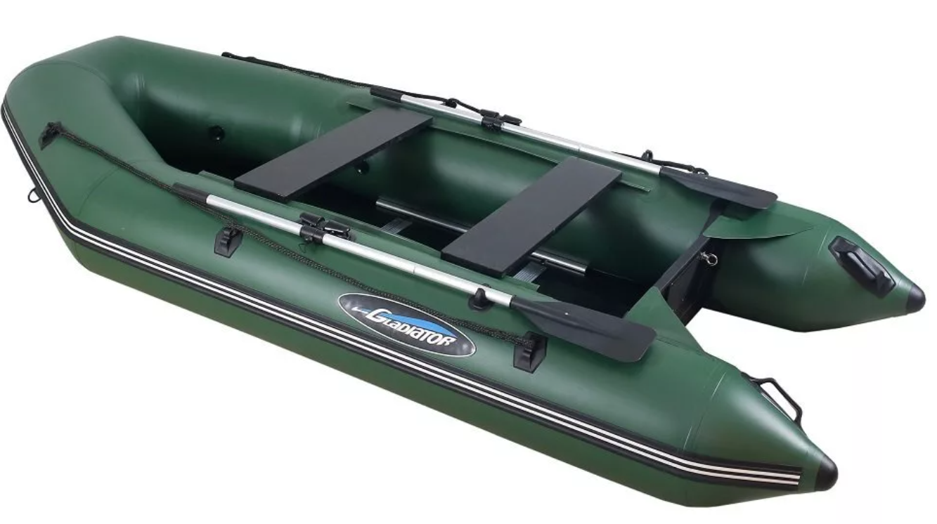 МОТОРНО-ГРЕБНАЯ ЛОДКА ПВХ GLADIATOR A 280 ТК С ФАНЕРНЫМ ДНОМ в Махачкале