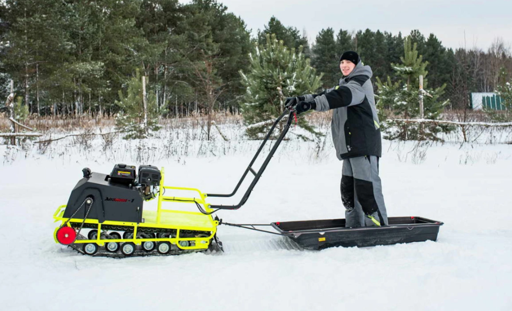 Мотобуксировщик Бурлак ХОЗЯИН-1 (капот ткань) в Махачкале