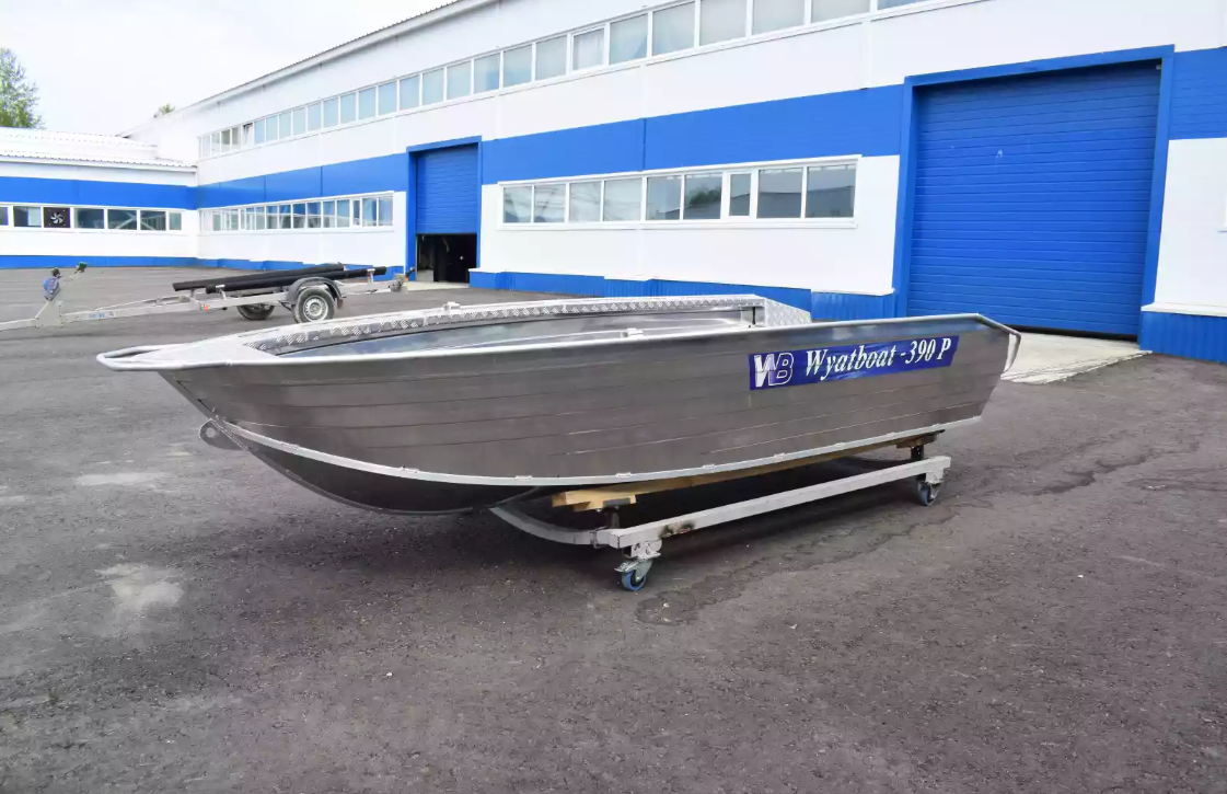Алюминиевая лодка Wyatboat-390Р Увеличенный борт в Махачкале