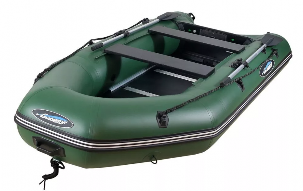 МОТОРНО-ГРЕБНАЯ ЛОДКА ПВХ GLADIATOR A 320 ТК С ФАНЕРНЫМ ПОЛОМ в Махачкале