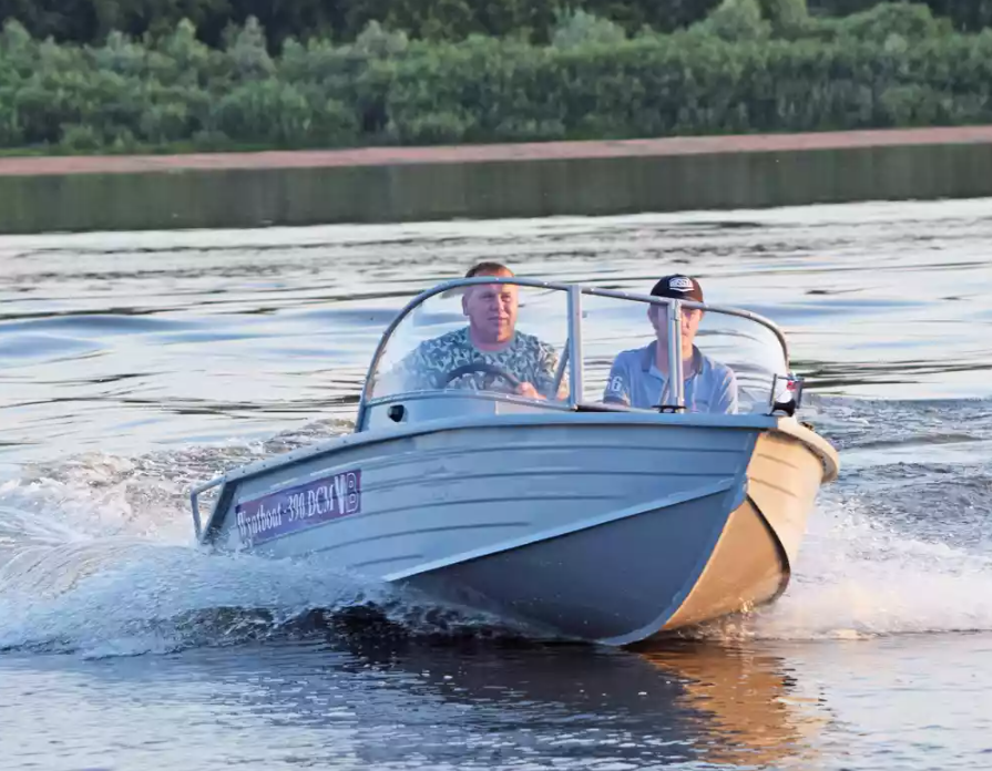 Алюминиевая лодка Wyatboat-390 DCM в Махачкале