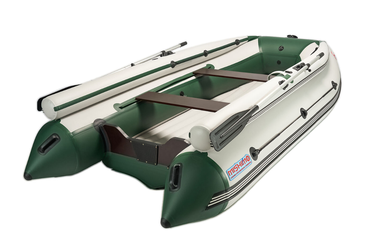 КОМПЛЕКТ ЛОДКА MISHIMO FAMILY LITE 370 + МОТОР MARLIN MP 9.9 AMHS PROLINE FORCE в Махачкале