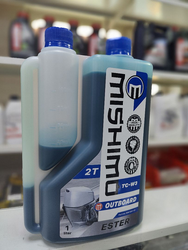 Масло MISHIMO 2T OUTBOARD (ESTER) полусинтетика 1 л в Махачкале