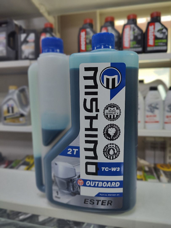 Масло MISHIMO 2T OUTBOARD (ESTER) полусинтетика 1 л в Махачкале