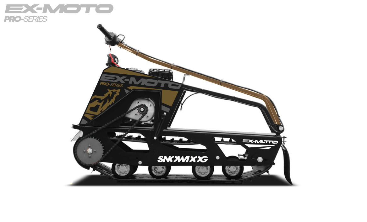 Мотобуксировщик EX-MOTO SNOWDOG S380 8л.с. в Махачкале