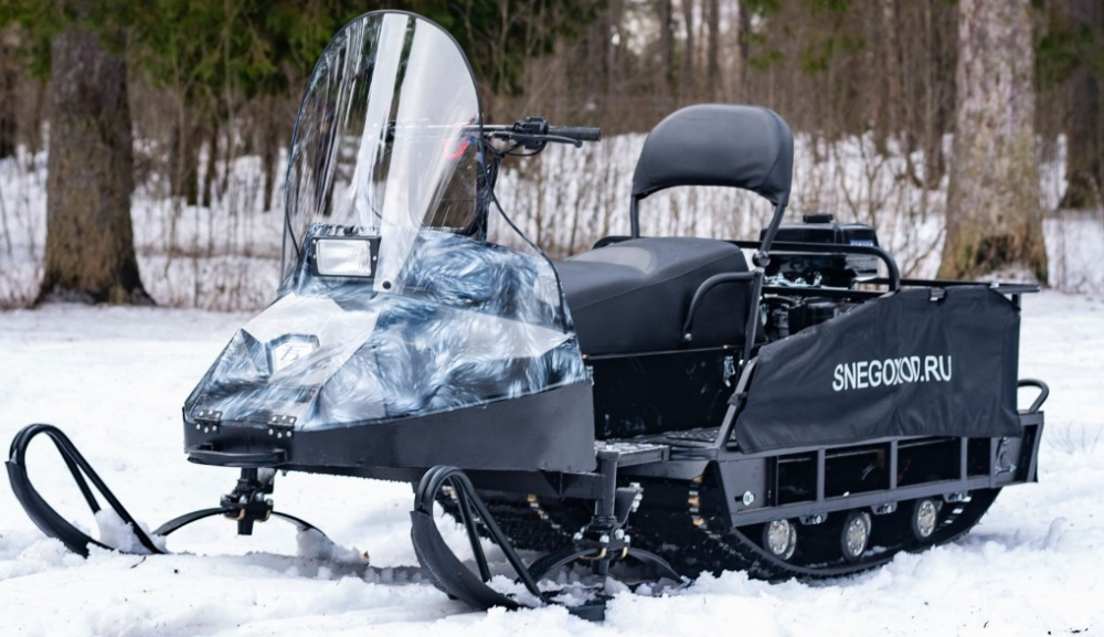 Миниснегоход Бурлак Егерь Экспедитор 18.5 л.с. , реверс, тормоз, капот белый в Махачкале