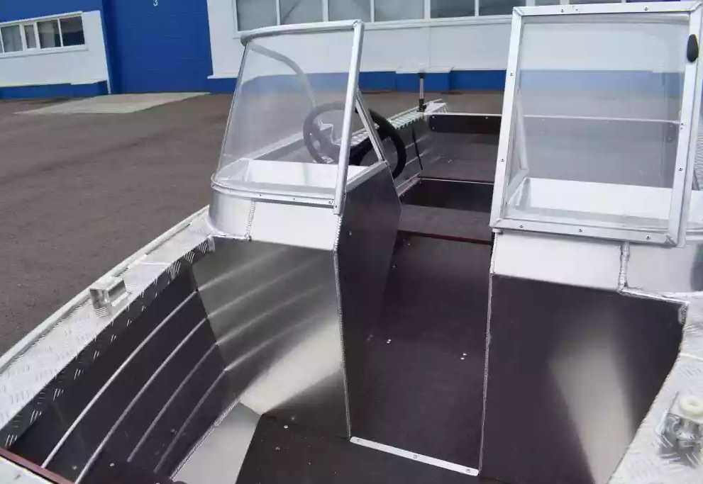 Алюминиевая лодка Wyatboat-390 DCM Увеличенный борт в Махачкале