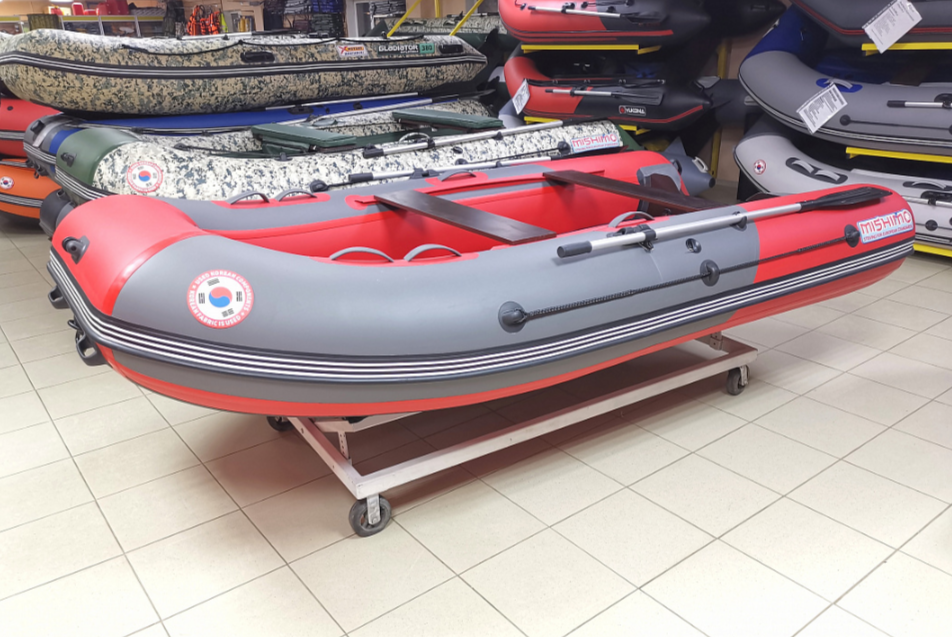 КОМПЛЕКТ Лодка MISHIMO PRO 350 + ЛОДОЧНЫЙ МОТОР MARLIN MP 9.9 (20) AMHS PRO в Махачкале