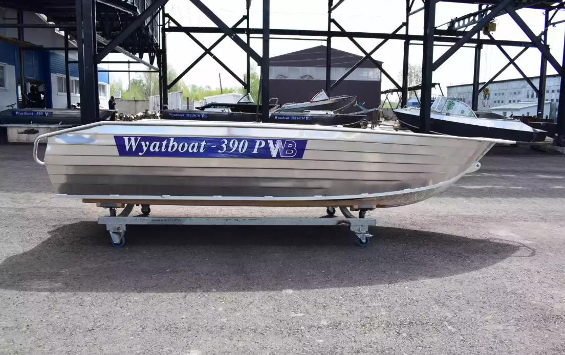 Алюминиевая лодка Wyatboat-390Р Увеличенный борт в Махачкале