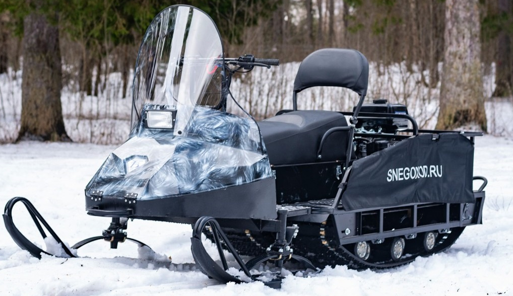 Миниснегоход Бурлак Егерь Экспедитор 18.5 л.с. , реверс, тормоз, капот белый в Махачкале