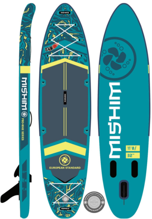 SUP (САП) Доска MISHIMO PRO-MAX Light Teal 12,6’ (385см) в Махачкале