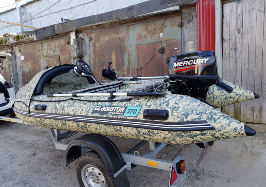 НАДУВНАЯ ЛОДКА GLADIATOR C370AL в Махачкале