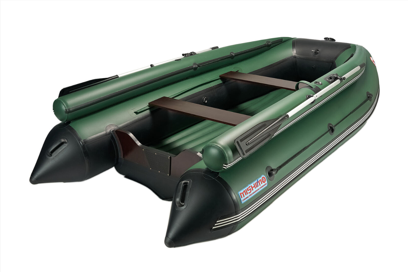 КОМПЛЕКТ ЛОДКА MISHIMO FAMILY LITE 370 + МОТОР MARLIN MP 9.9 AMHS PROLINE FORCE в Махачкале