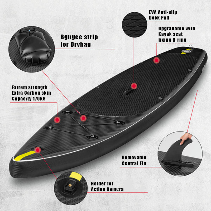 SUP (САП) ДОСКА MISHIMO CARBON DARKSIDE 11’ (335СМ) в Махачкале