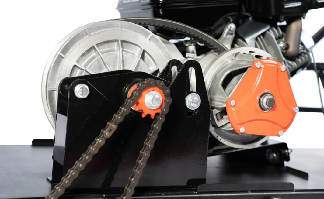 Мотобуксировщик БУРЛАК-M2 LFK 9 л.с. (передний привод, катки) в Махачкале