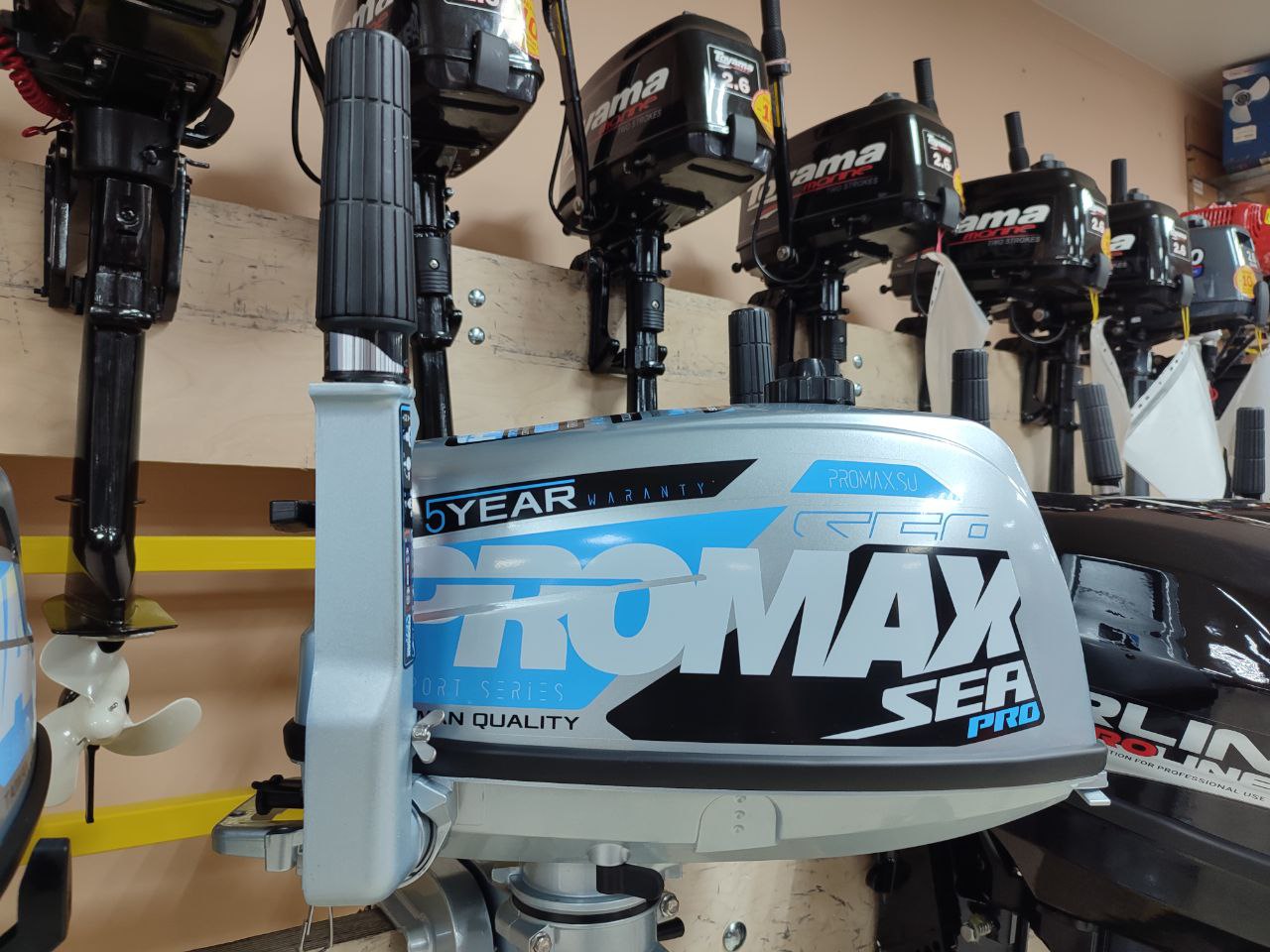 Лодочный мотор PROMAX SP5FHS (внешний бак 12 л) в Махачкале