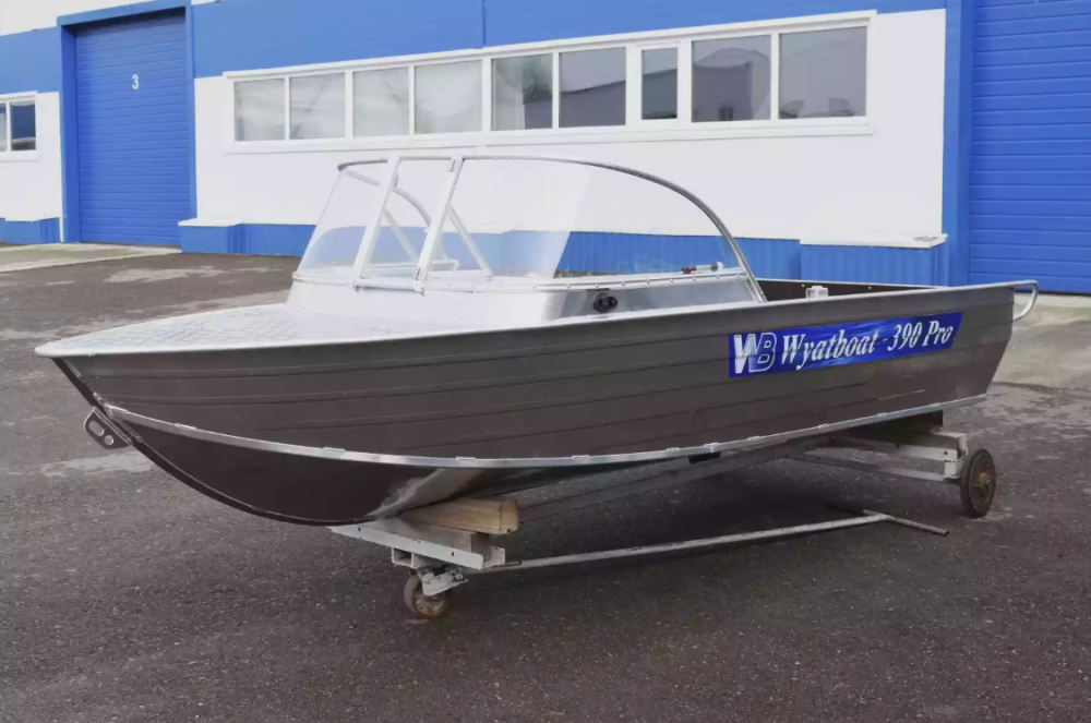 Алюминиевая лодка Wyatboat-390 Pro в Махачкале