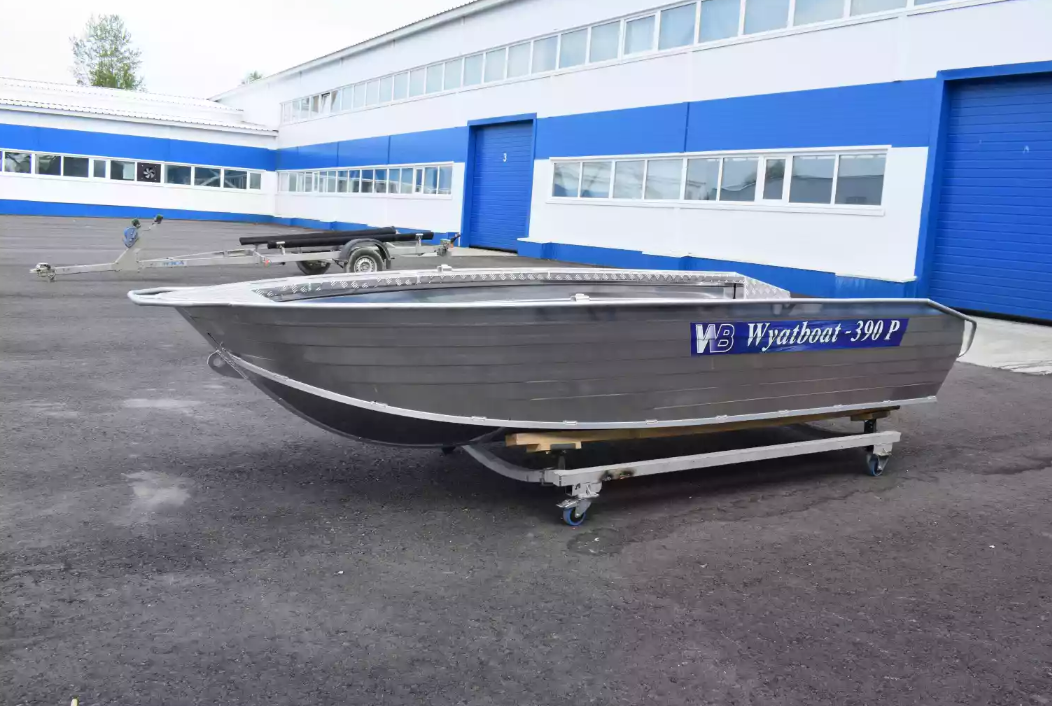 Алюминиевая лодка Wyatboat-390Р Увеличенный борт в Махачкале