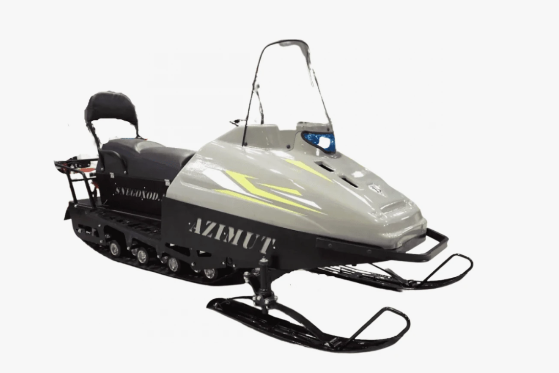 Миниснегоход Бурлак Азимут 24 л.с. , эл.запуск, реверс, тормоз гидравл, капот серый в Махачкале