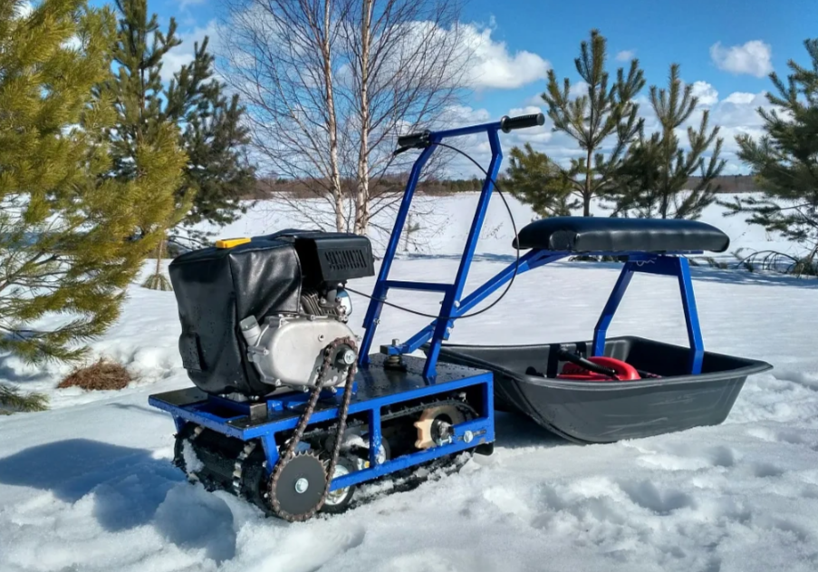 Мини-мотобуксировщик Альбатрос-М с фарой в Махачкале