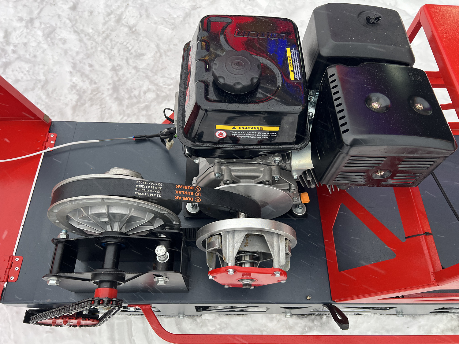 Мотобуксировщик EX-MOTO SNOWDOG S500 15л.с в Махачкале