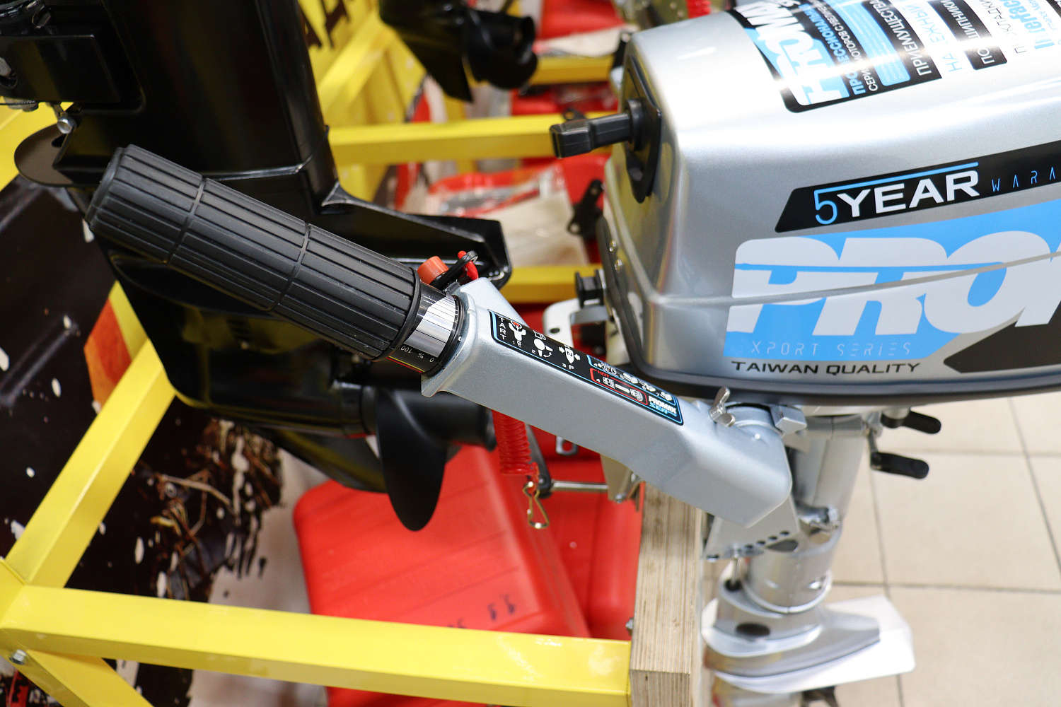 Лодочный мотор PROMAX SP5FHS (внешний бак 12 л) в Махачкале