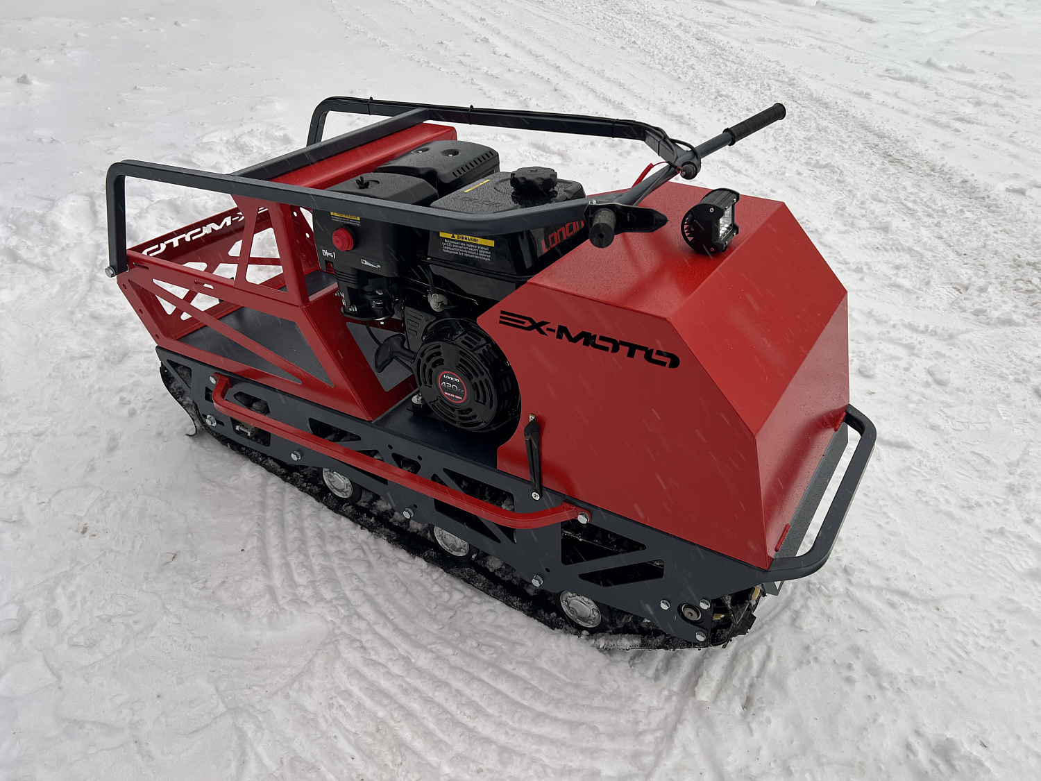 Мотобуксировщик EX-MOTO SNOWDOG S500 15л.с в Махачкале