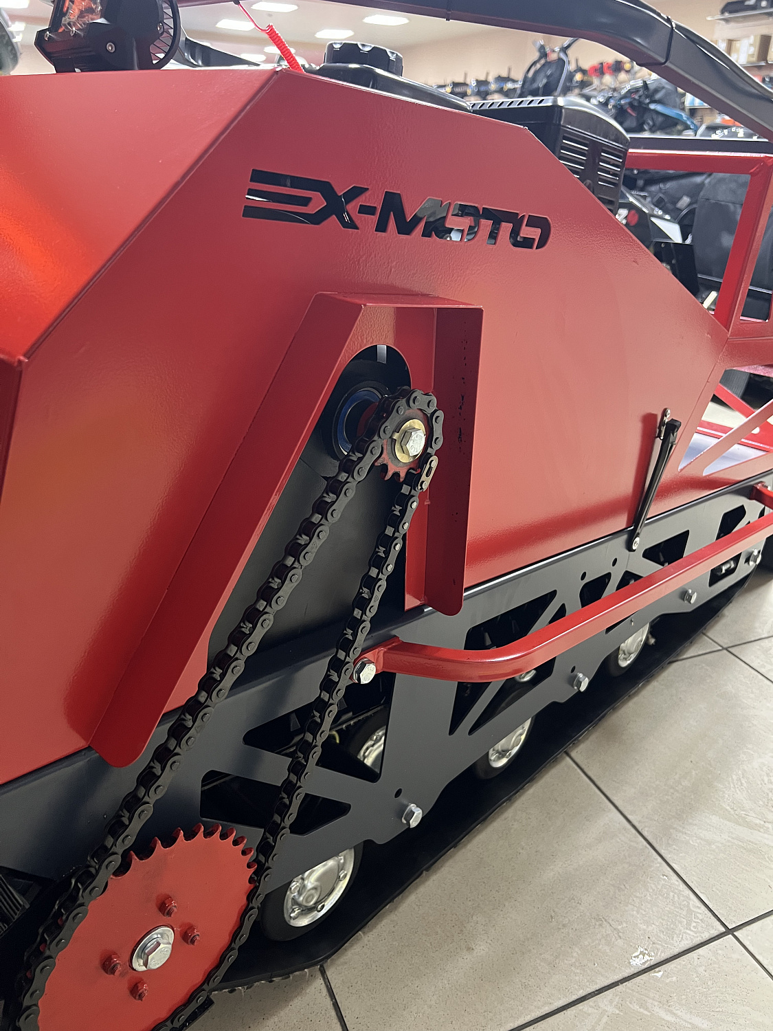 Мотобуксировщик EX-MOTO SNOWDOG S500 15л.с в Махачкале