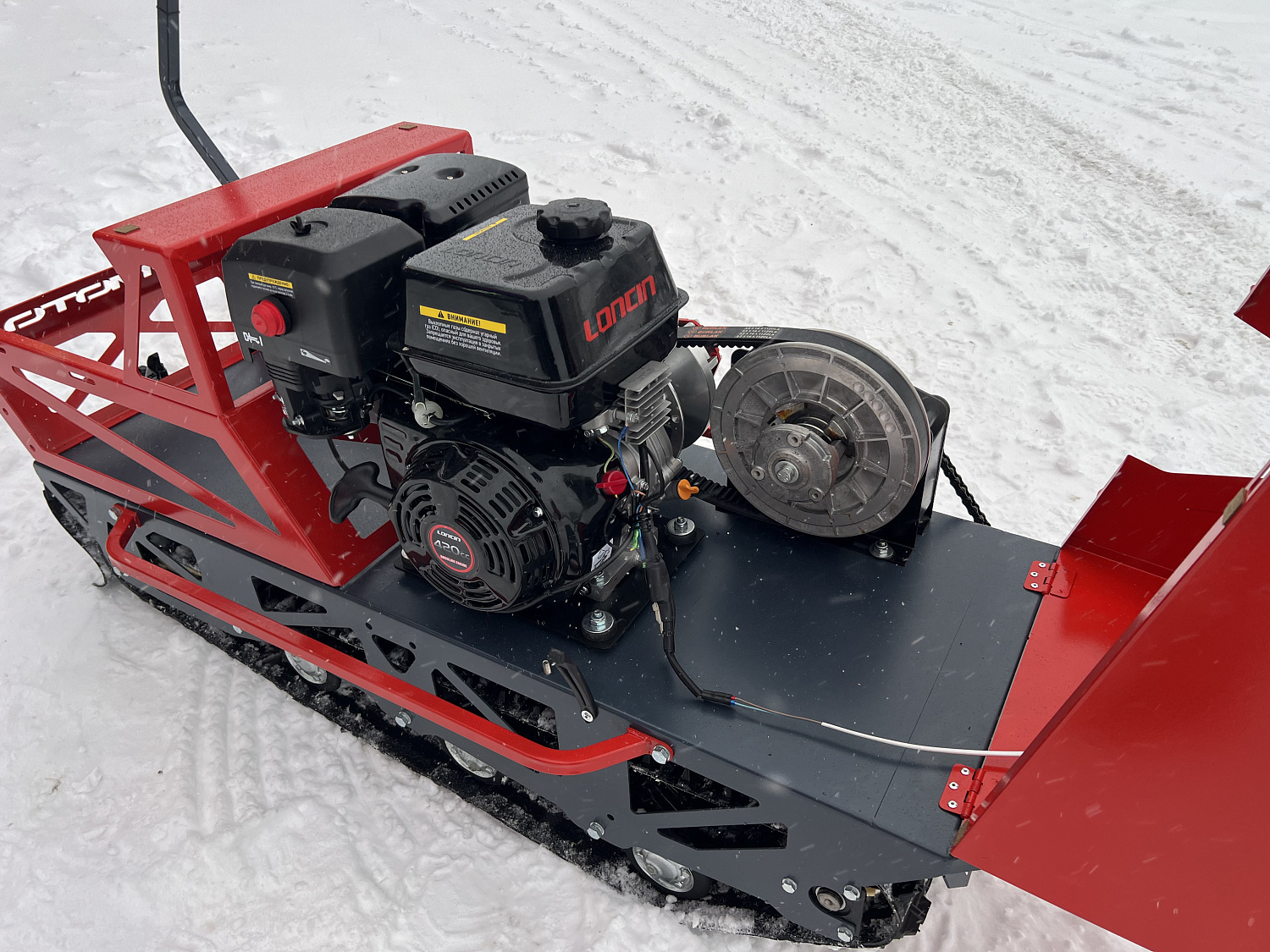 Мотобуксировщик EX-MOTO SNOWDOG S500 15л.с в Махачкале