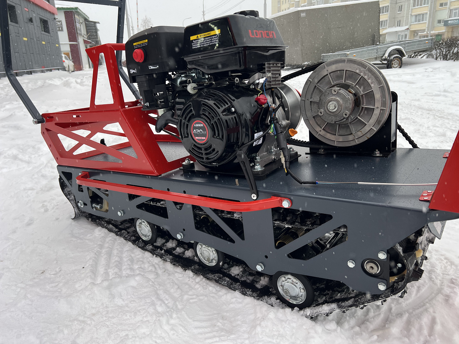 Мотобуксировщик EX-MOTO SNOWDOG S500 15л.с в Махачкале