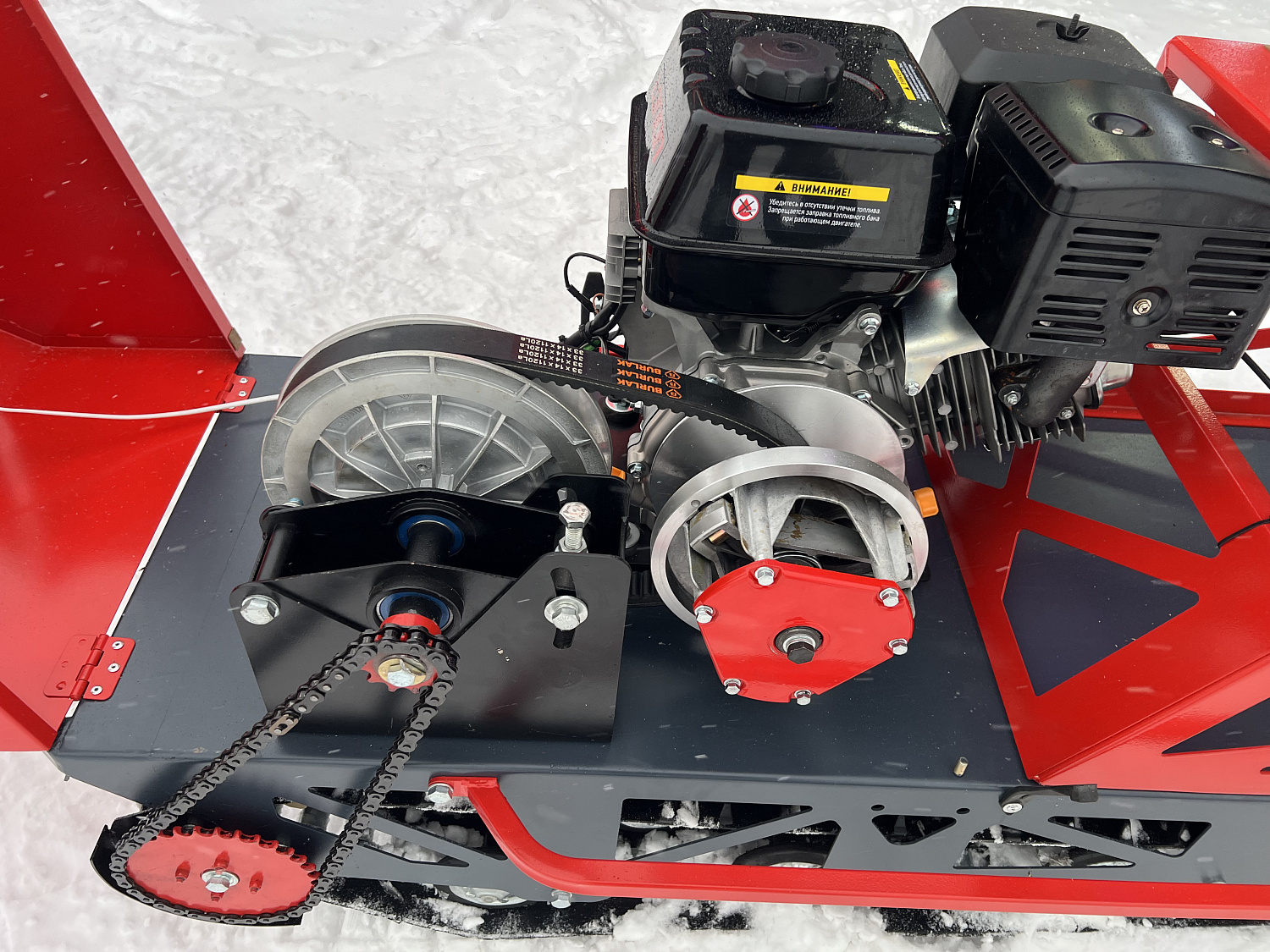 Мотобуксировщик EX-MOTO SNOWDOG S500 15л.с в Махачкале