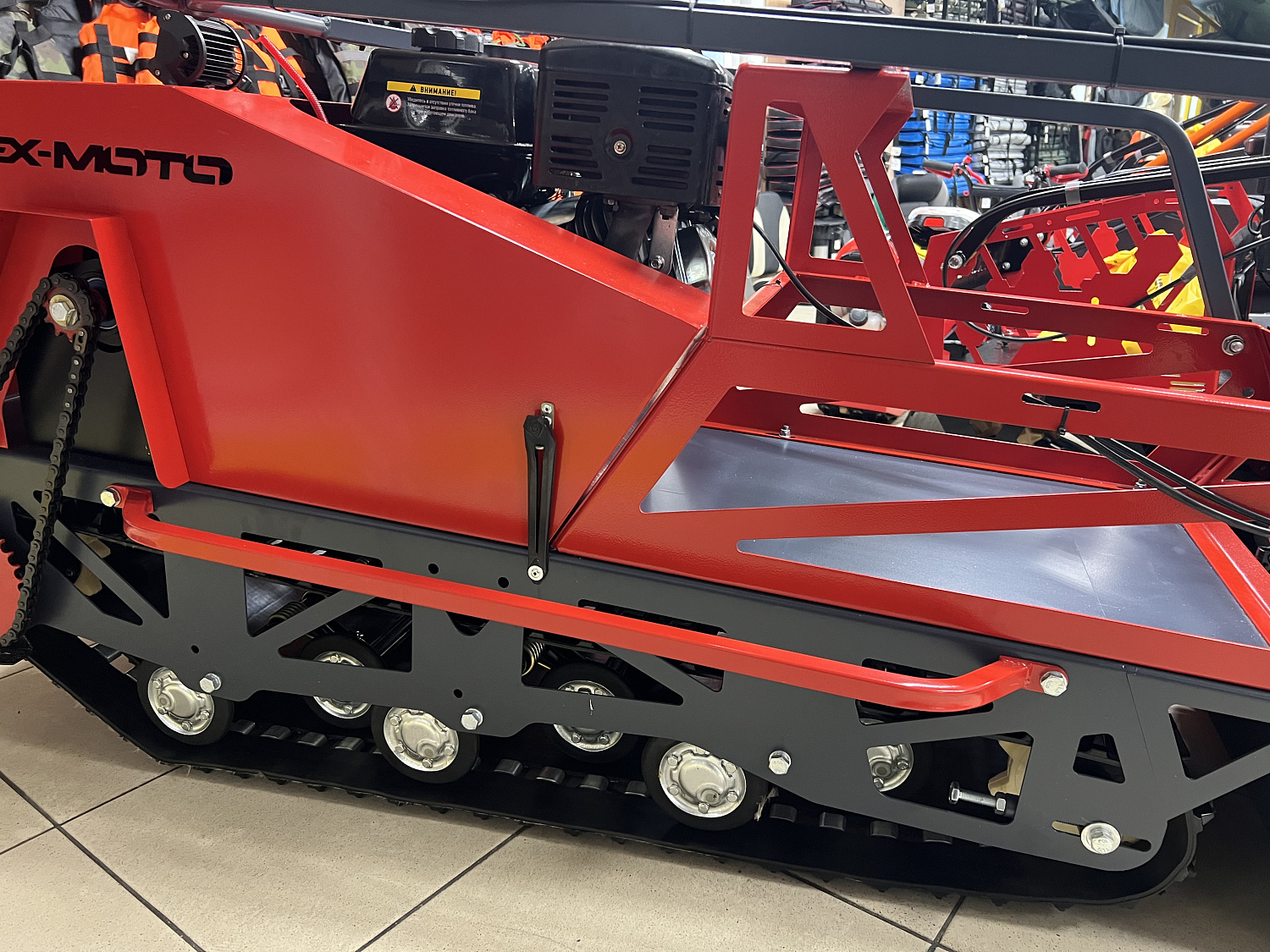 Мотобуксировщик EX-MOTO SNOWDOG S500 15л.с в Махачкале