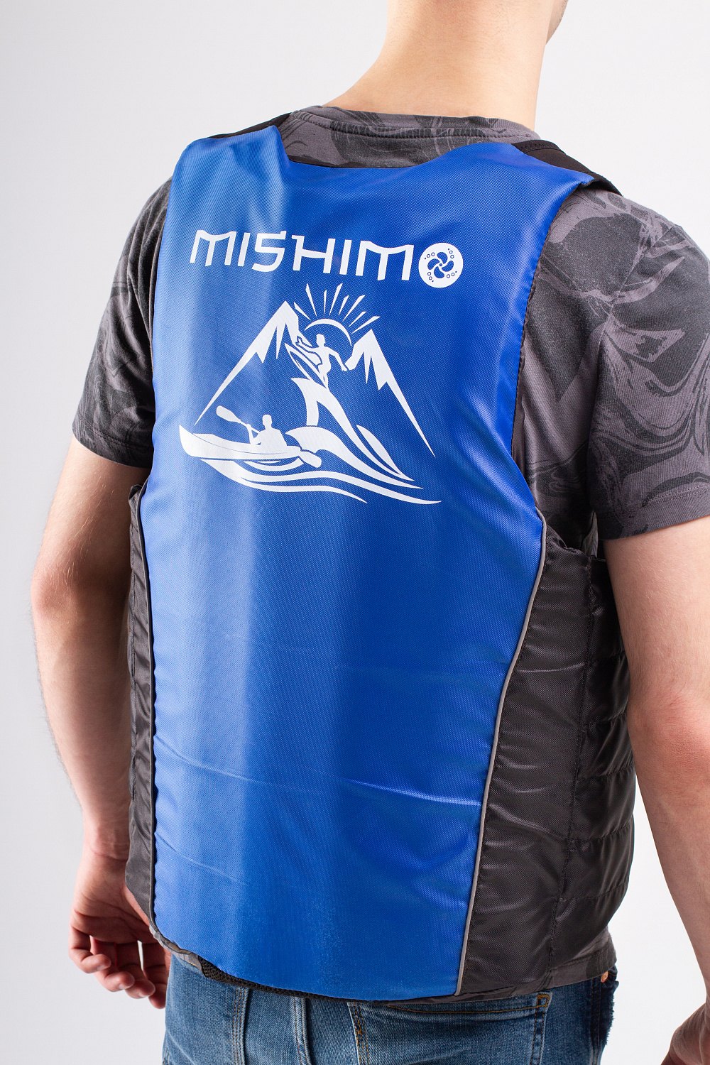 Жилет спасательный MISHIMO PRO Премиум качества Черно-синий в Махачкале