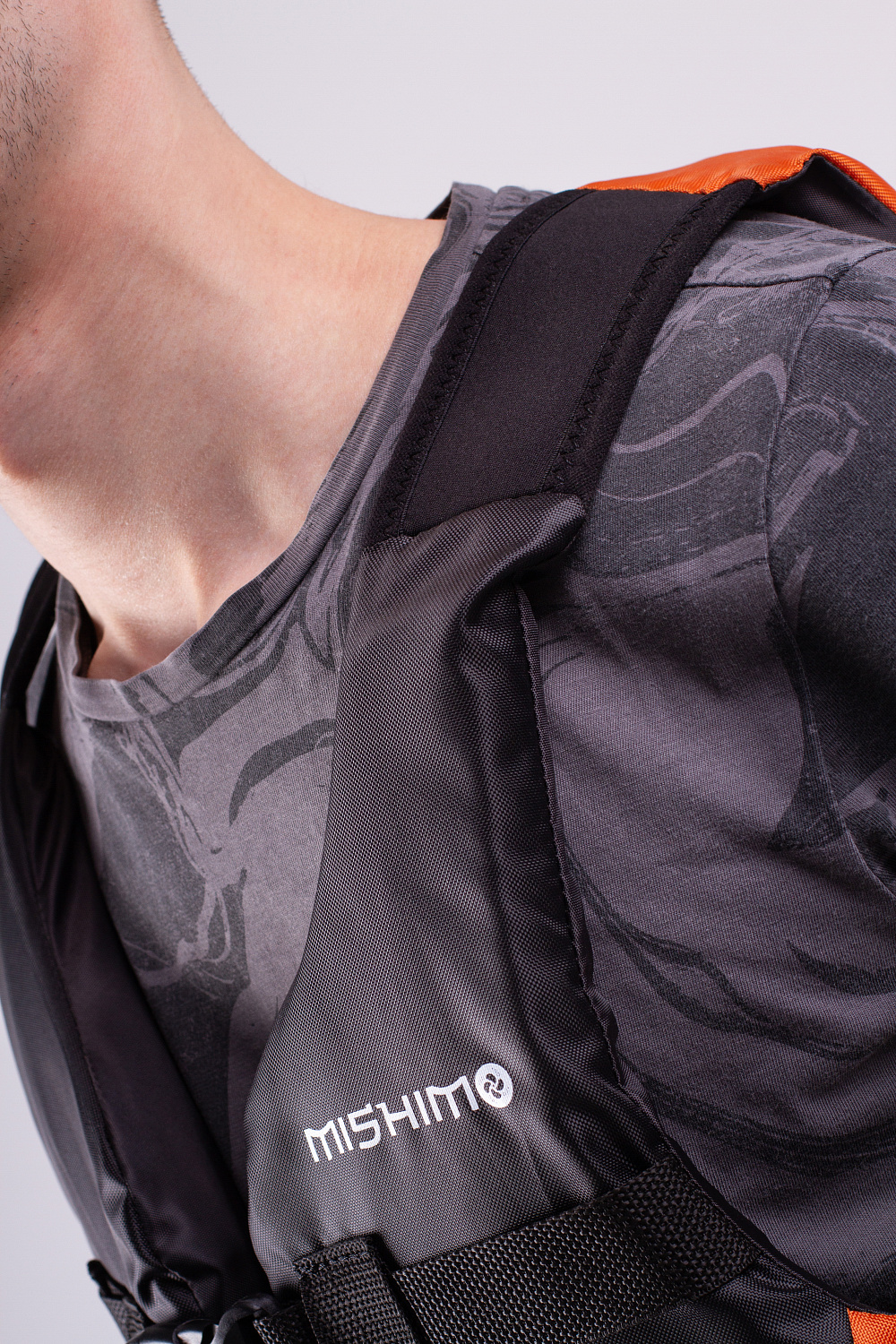 Жилет спасательный MISHIMO PRO Премиум качества Черно-оранжевый в Махачкале