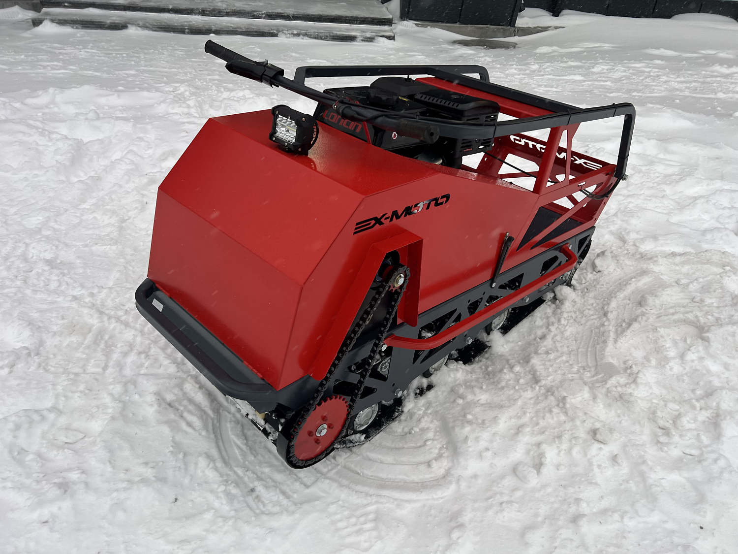 Мотобуксировщик EX-MOTO SNOWDOG S500 15л.с в Махачкале