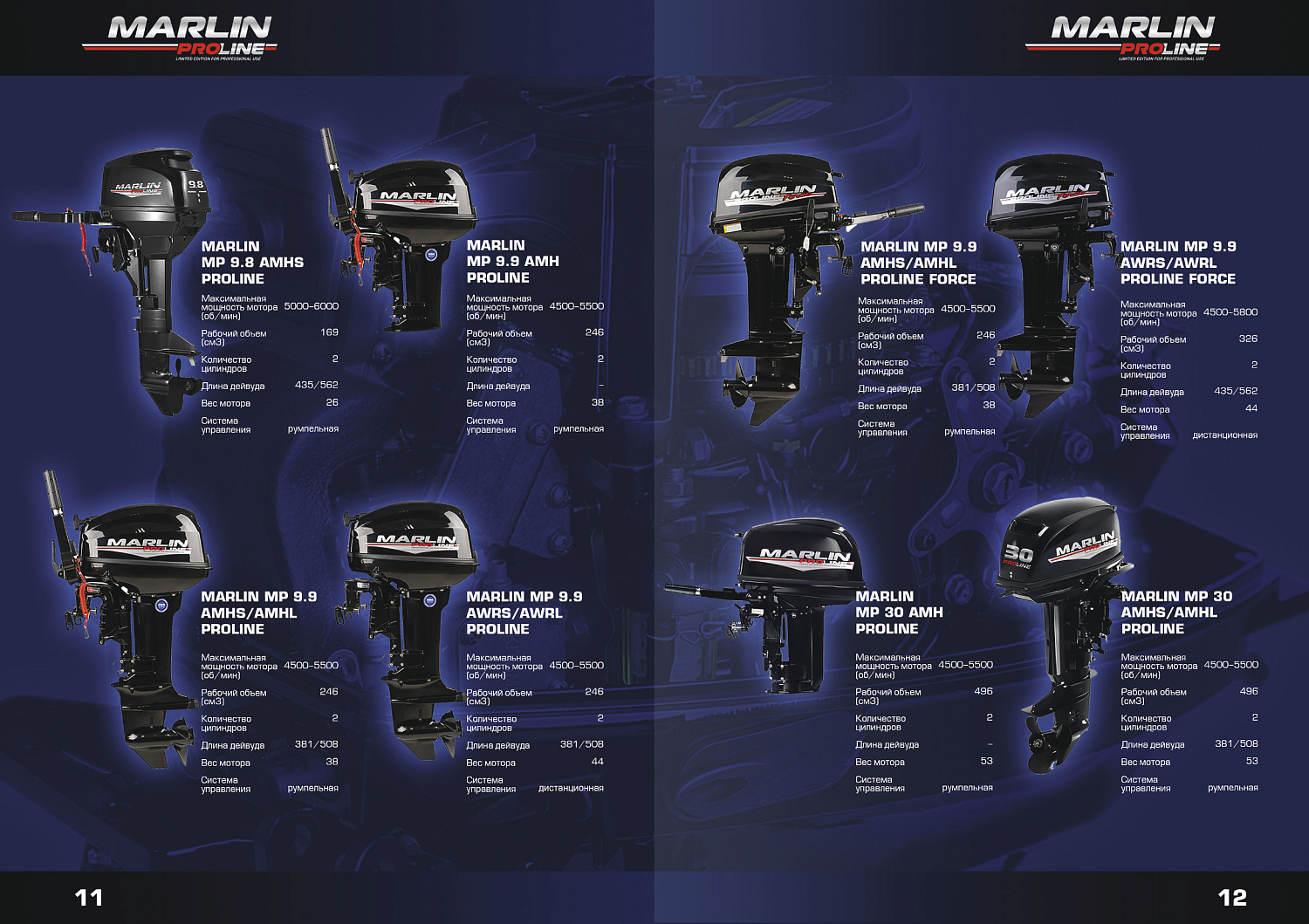 Лодочный мотор MARLIN PROLINE MP 30 AWRS в Махачкале